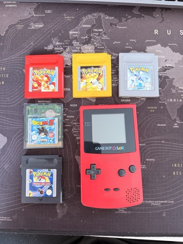 Game boy color - game, rote