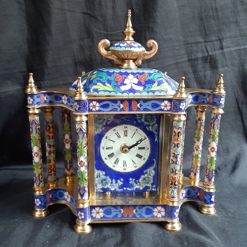 Chinesische cloisonne kaminuhr - chinesische,