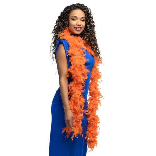 Federboa orange 180cm - , leichte