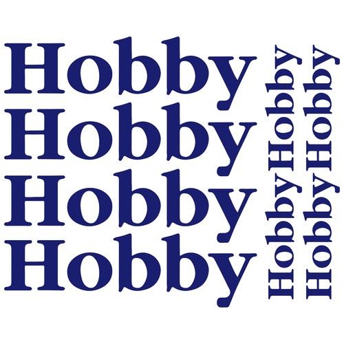 Hobby aufkleber sticker - hobby,