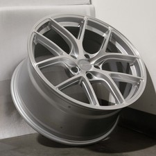 18x8.5 Silver Machined Wheels