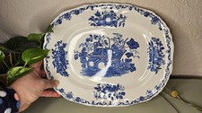 Mason's blaue Obstkorbplatte