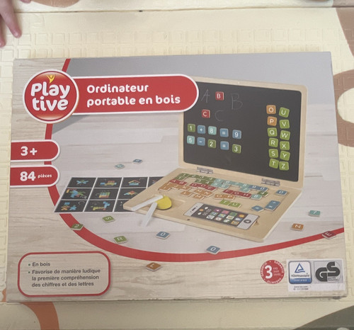 Playtive holz laptop - holz-laptop, lernspiel