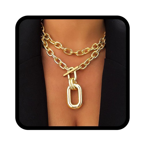 Boho chunky choker - choker, halskette