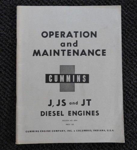 Original 1954 cummins jt - cummins,