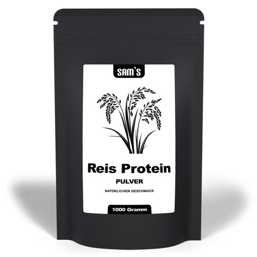 Reis protein pulver neutral - pulver, (neutral