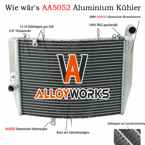 Aluminium kühler motorkühler - aluminium,
