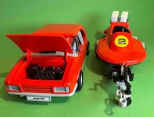 Playmobil Auto mit Rennboot