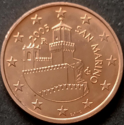 San marino cent kursmünze - marino,