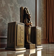 ägyptische osiris statue - osiris,