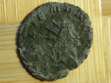 Gallienus. AE21.3 Antoninianus.ALTE RÖMISCHE KAISERREICH MÜNZE, gereinigt.