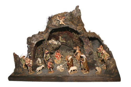 Weihnachtskrippe mit - ,