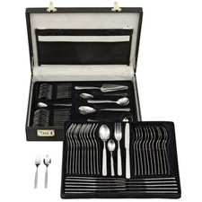 Gräwe Besteckset Besteckkoffer 68-teilig Edelstahl 12 Personen Tafelbesteck