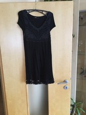 Zero Kleid Tunika Spitze Lagenlook Schwarz Gr. 34