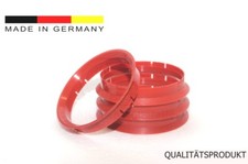 4 Zentrierringe 76,0 x 72,6 mm