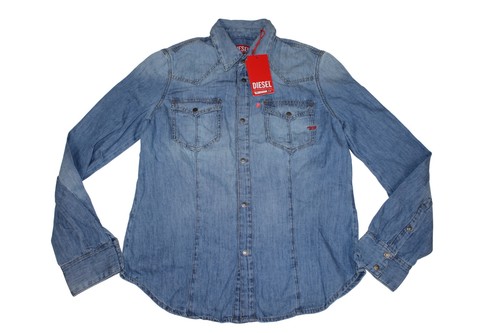Diesel damen jeanshemd shirt - diesel,