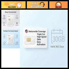 30GB Data SIM Card - 5G/4G