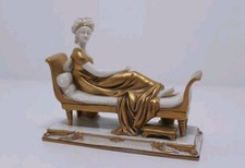 Vergoldete Porzellanskulptur