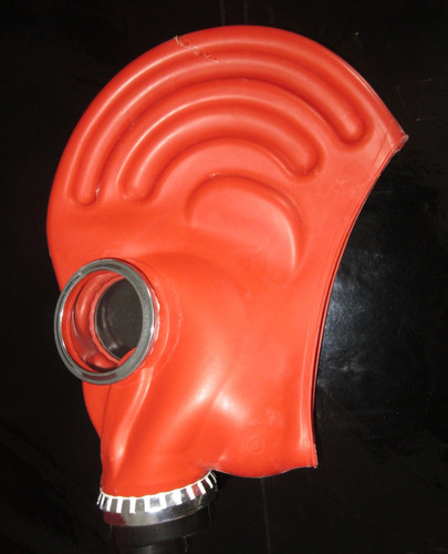 Heavy rubber gasmaske - rubber,