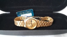 SEIKO Damen Armbanduhr 5 Automatik stainless steel gold 4206-0410 Uhrenbox NEU