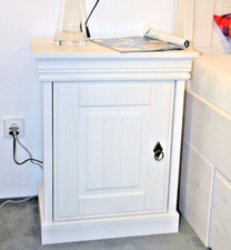 Massivholz Nachtisch weiß