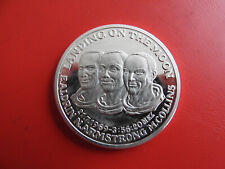 *Raumfahrt * Mondlandung 21.7. 1969  *Silbermedaille(999)ca.50g.-50mm(Schub149)
