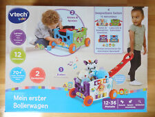 VTech Baby Mein erster Bollerwagen Handwagen Spielzeug Bausteine Musik Kinder