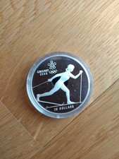 Kanada 20 Dollar Silber Münze Olympische Winterspiele 1988 Calgary-Skilanglauf