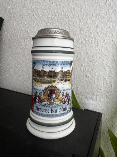 Keramik bierkrug mit - keramik,