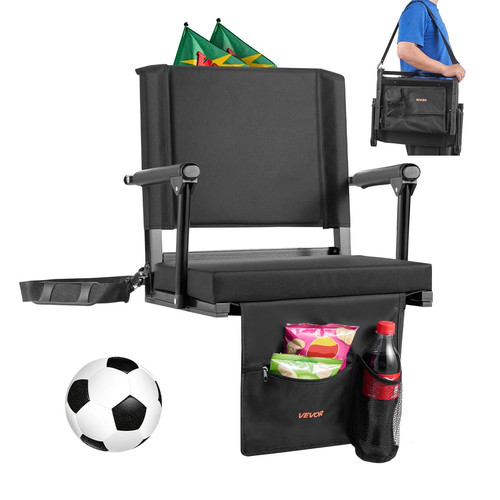 Tragbarer stadionstuhl mit - tragbarer,
