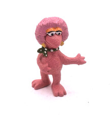 Figur Sesamstraße Bully 70er - Tiefs rosa 6cm Jim Henson Vintage Sammlung