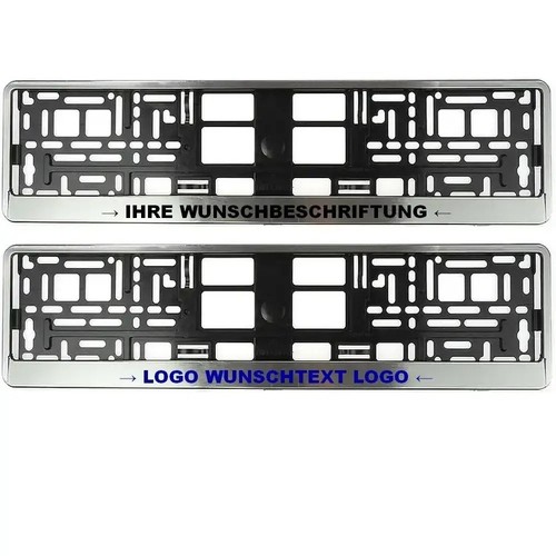 Kennzeichenhalter chrom - 2,