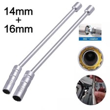 2 Stück Universal Flexibel Zündkerzenschlüssel Magnetisch 14mm 16mm für Mercedes