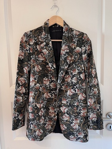 Zara blumen blazer 34 - blumen, xs