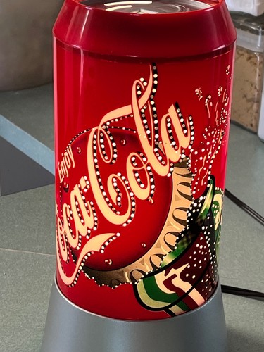 Coca cola can lamp rotating - can,