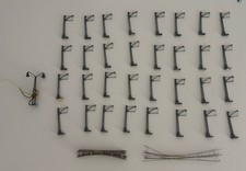 Modelleisenbahn Oberleitung Strommast Spur N 80er Jahre Konvolut Set 32 Stück