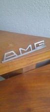 ORIGINAL  AMG  Metall Emblem Logo Schriftzug Mercedes w107 w116 w126 w115 w123