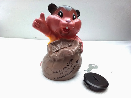 Vintage spardose hamster - vintage, spardose,