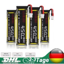 4x 1S 3,8V 450mAh LiPo-Akku