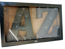 Moses Metall LED Leuchtbuchstaben A & Z aus Metall Deko Stand / Wand groß