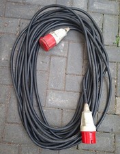 1 St. Gebrauchtes Starkstromkabel 32A ca. 25m oder 16A 5 -polig mit phasenwender