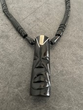 handgeschnitzte Onyx-Kette
