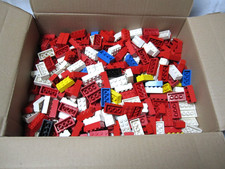 LEGO Stein 2x4 - 60er / 70er Jahre ?? - Konvolut über 1,1 kg. (incl. Karton) !!