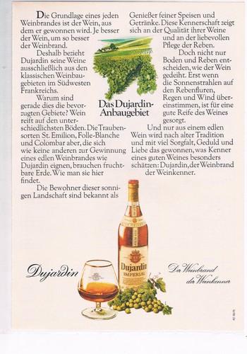 Dujardin werbeanzeige werbung - werbeanzeige,