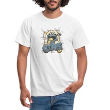 Sesamstraße Design Mit Krümelmonster Und Cookies Männer T-Shirt
