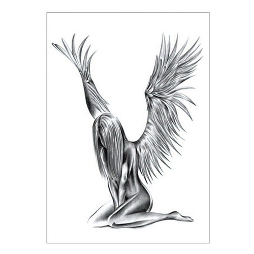 Temporäres tattoo dame vogel - temporäres,