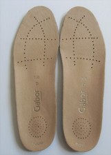 Gabor Ersatzfußbett Einlage beige Ersatzsohle Größe 9 1/2  Einlegesohle Fussbett