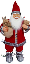 Weihnachtsmann Santa Claus Nikolaus Weihnachts-Figur Weihnachts-Deko ca. H60cm.