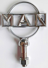 Kühlerzeichen klappbar passend für MAN Ackerdiesel Schlepper Emblem        16052