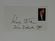 Karl Böhm - Autogramm von